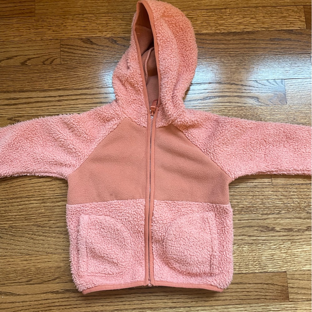 Size 3 T  Sherpa  fleece coat
